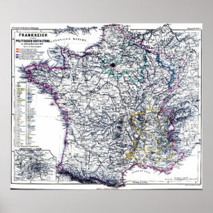 Krieg zwischen Frankreich und Preußen Poster