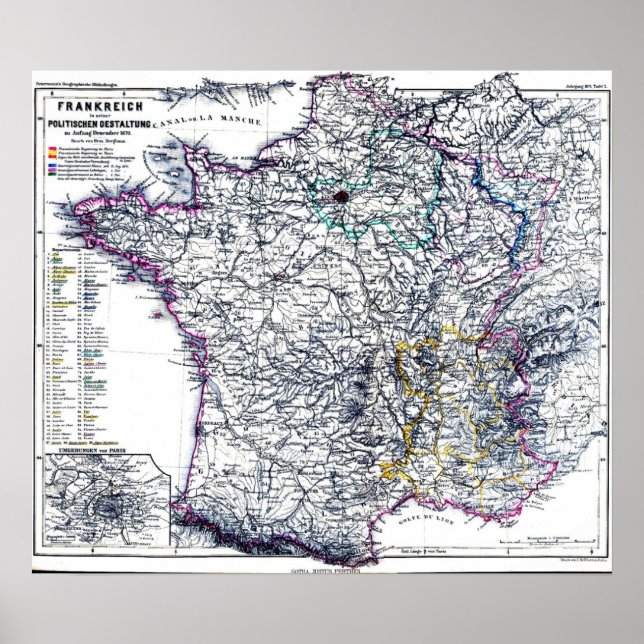 Krieg zwischen Frankreich und Preußen Poster (Vorne)