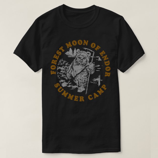 Kriege Waldmond des letzten Sommercamps T-Shirt (Design vorne)