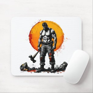 Krieger Barbar mittelalterliche Fantasie Hummer Mo Mousepad