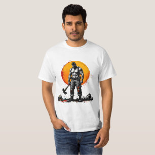 Krieger barbarische mittelalterliche Fantasie Humm T-Shirt