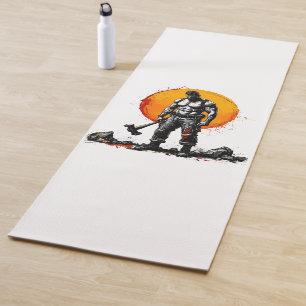 Krieger barbarische mittelalterliche Fantasie Humm Yogamatte