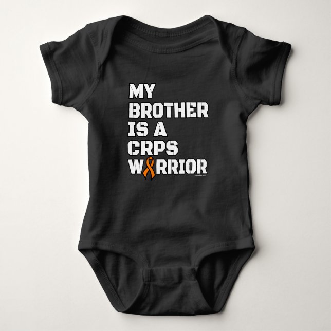 Krieger/Block/Bruder...CRPS Baby Strampler (Vorderseite)