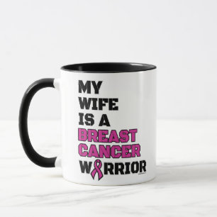 Krieger/Block/Ehefrau...Brustkrebs Tasse