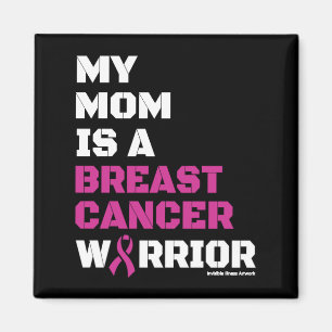 Krieger/Block/Mama...Brustkrebs Magnet