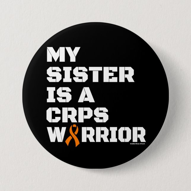Krieger/Block/Schwester...CRPS Button (Vorderseite)