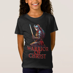 Krieger Christi Frau Gebet Christliche Bibel T-Shirt