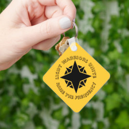 Krieger des goldenen Lichts vereinigen sich Schlüsselanhänger