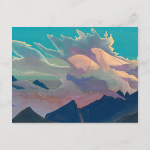 Krieger des Lichts, 1933 von Nicholas Roerich Postkarte