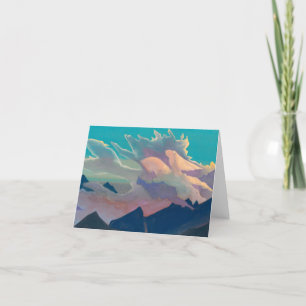 Krieger des Lichts von Nicholas Roerich Dankeskarte