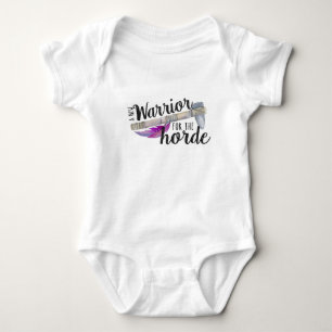 Krieger für die Horde Baby Strampler