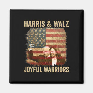 Krieger für Kamala Harris Tim Walz 2024 1 Magnet