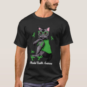 Krieger für psychische Gesundheitsaufklärung Schwa T-Shirt