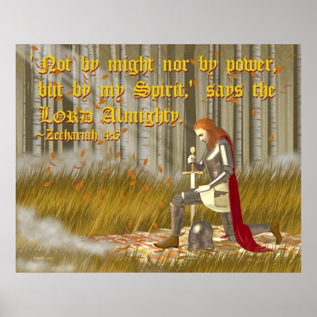 Krieger Gottes Poster (Vorne)