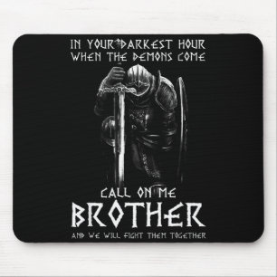 Krieger Gottes Ruf Auf Mich Stören Kampf Ritter Te Mousepad
