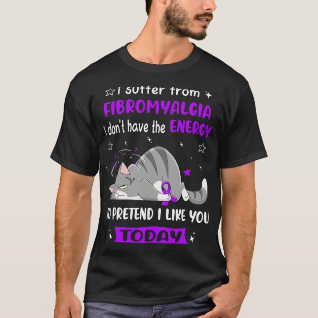 Krieger I leidet an Fibromyalgie T-Shirt (Vorderseite)