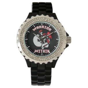 Krieger innerhalb armbanduhr