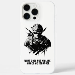 Krieger-Mentalität-Soldat-Handyhülle iPhone 16 Pro Max Hülle