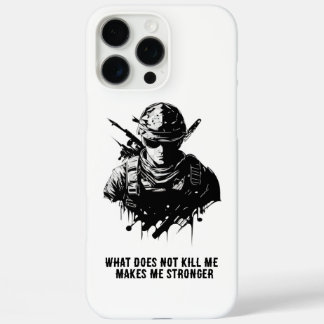 Krieger-Mentalität-Soldat-Handyhülle iPhone 16 Pro Max Hülle