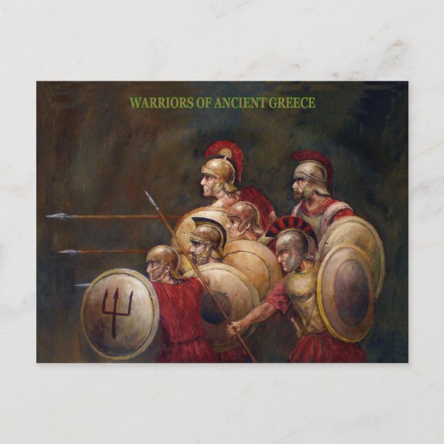 Krieger Postkarte (Vorderseite)