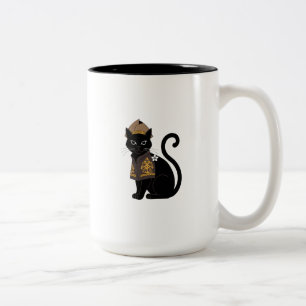 Krieger Schwarze Katze Kaffeetasse