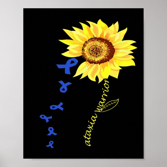 Krieger Spaß Design Ataxia Bewusstsein. Poster (Vorne)
