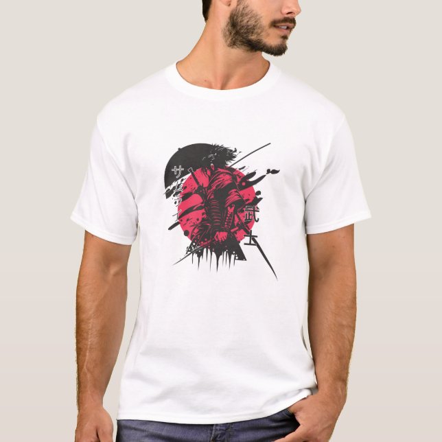 "Krieger-T-Shirt für Männer – Fearless Graphic Tee (Vorderseite)