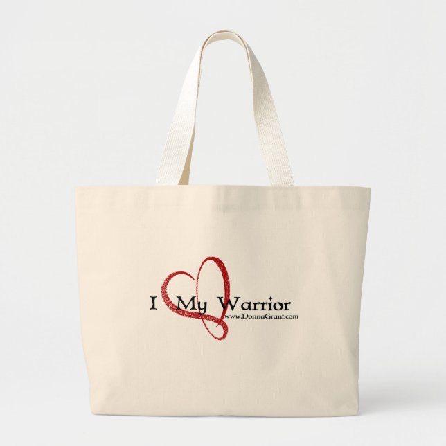 Krieger-Tasche Jumbo Stoffbeutel (Vorne)