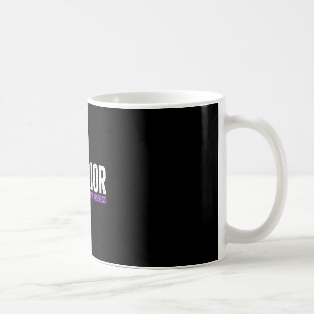 Krieger Überlebender Kämpfer Lupus-Bewusstsein sle Kaffeetasse (Rechts)