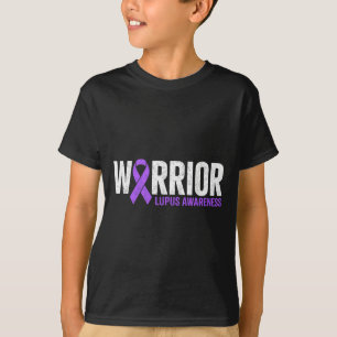 Krieger Überlebender Kämpfer Lupus-Bewusstsein sle T-Shirt