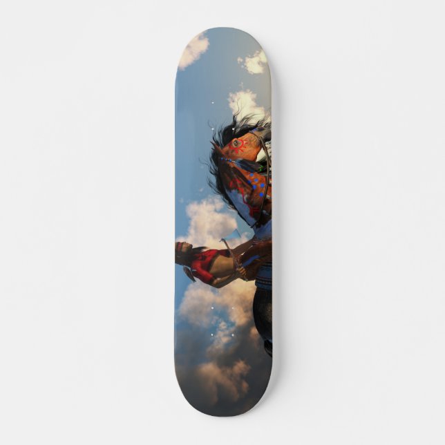 Krieger und Schlachtross Skateboard (Vorne)