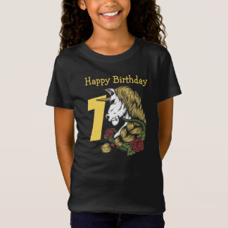 Krieger Unicorn 1. Geburtstag T - Shirt