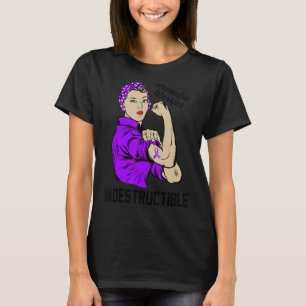Krieger - unstrukturierbare Lila Ribbon-Demenz Kri T-Shirt