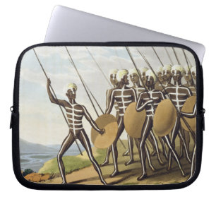 Krieger von New South Wales, graviert von Matthew Laptopschutzhülle