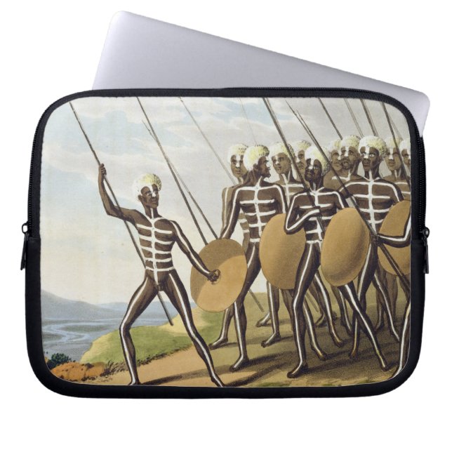 Krieger von New South Wales, graviert von Matthew Laptopschutzhülle (Vorderseite)