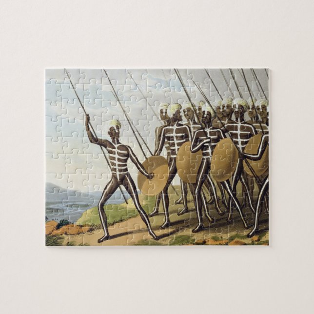 Krieger von New South Wales, graviert von Matthew Puzzle (Horizontal)