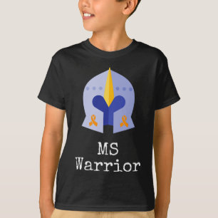 Krieger-W-Ritter und Orange-Ribbons für Frau Aware T-Shirt