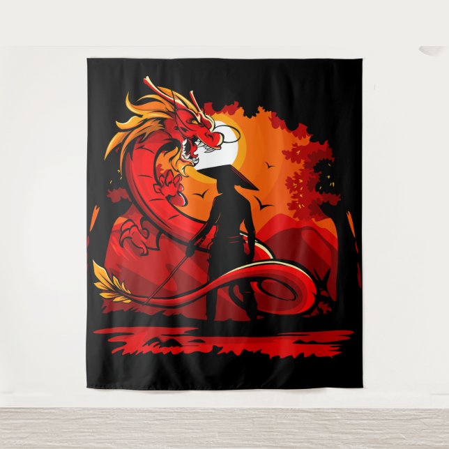 Krieger Wrath Wandteppich (Vorderseite)