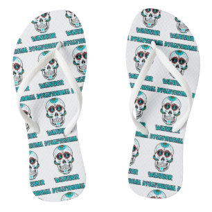 Krieger/Zuckerschädel...Dysautonomie Flip Flops