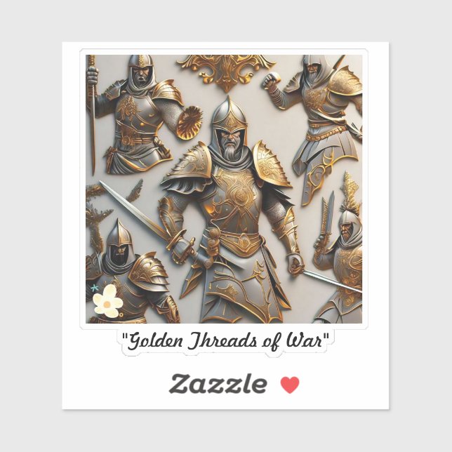 "Kriegercode" Aufkleber (Blatt)