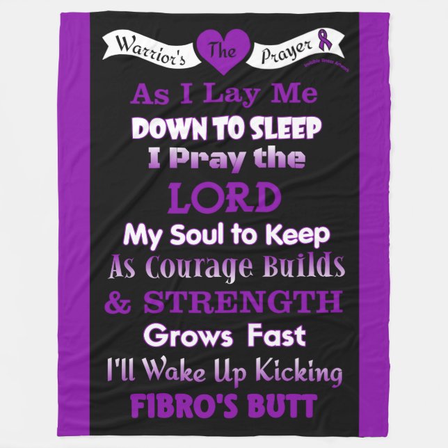 Kriegergebet...Fibro Fleecedecke (Vorderseite)
