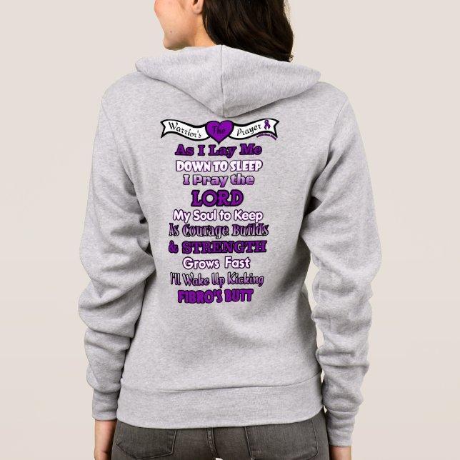 Kriegergebet...Fibro Hoodie (Rückseite)