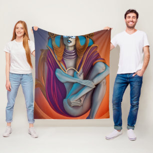 Kriegergöttin Fleecedecke