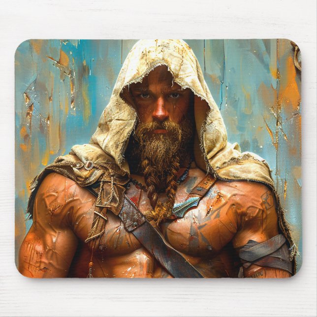 Kriegerin Mousepad (Vorne)