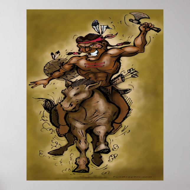 Kriegerin Poster (Vorne)