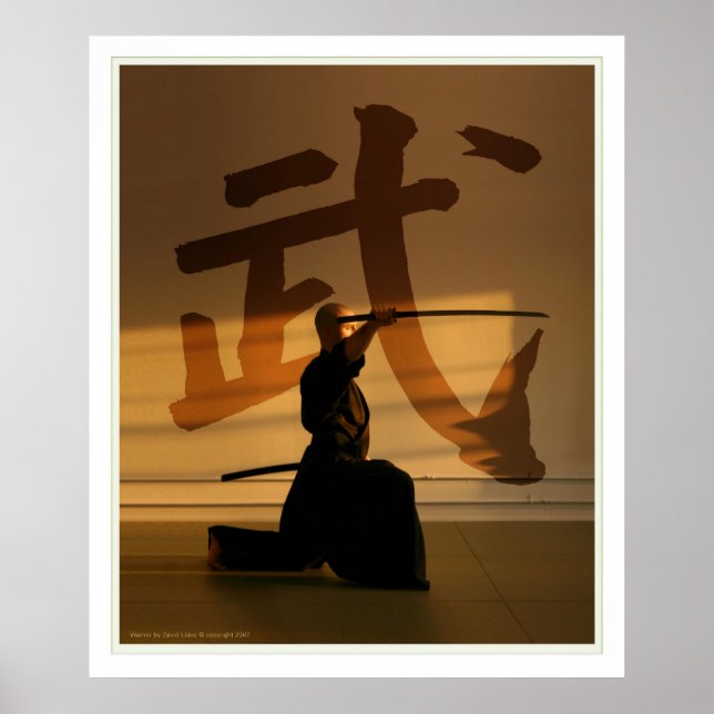 Kriegerin Poster (Vorne)