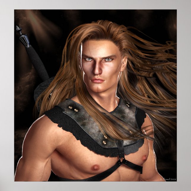 Kriegerin Poster (Vorne)