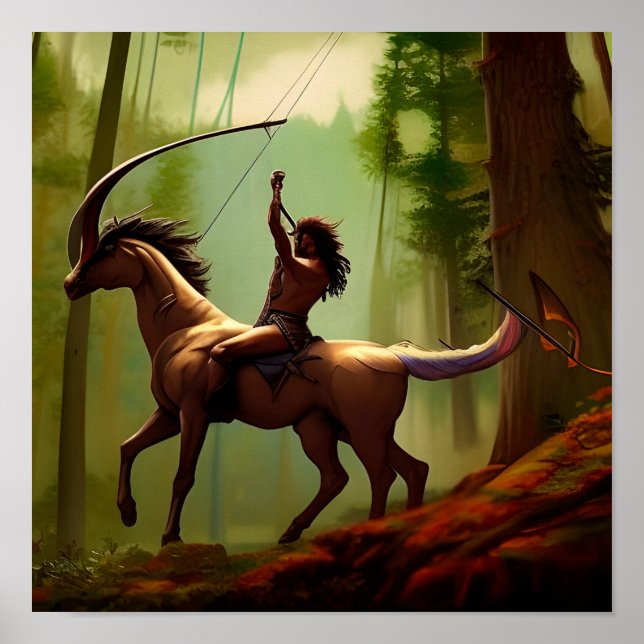 Kriegerin Poster (Vorne)