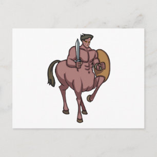 Kriegerin Postkarte