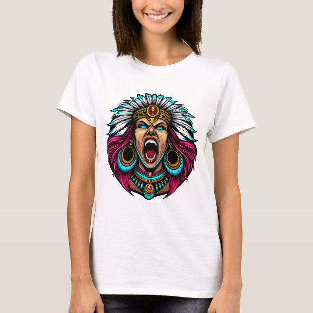 Kriegerin T-Shirt (Vorderseite)